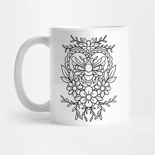 BEE HAPPY BLACK Mug